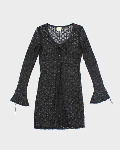 Vintage 90s Rubber Ducky Lace Cover-Up Top - S