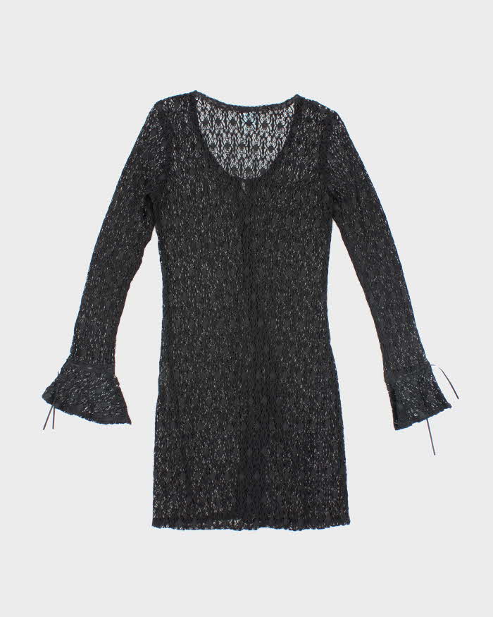 Vintage 90s Rubber Ducky Lace Cover-Up Top - S