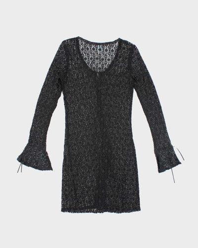 Vintage 90s Rubber Ducky Lace Cover-Up Top - S
