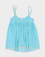 Vintage Y2k 00s Victoria's Secret Blue Mesh Cami - S