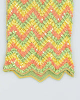 Vintage Y2k 00s Valenti Sequin Crochet Cami - S