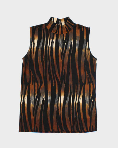 Vintage 90s Western Connection Animal Print top - S