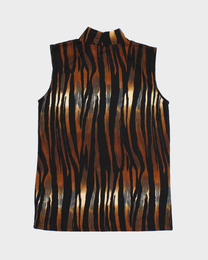 Vintage 90s Western Connection Animal Print top - S