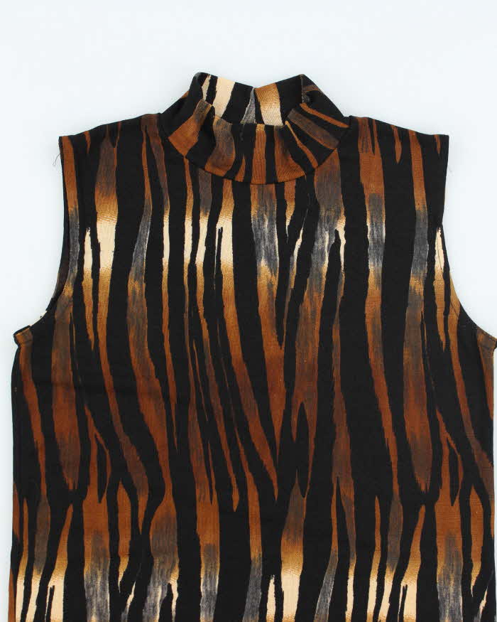 Vintage 90s Western Connection Animal Print top - S