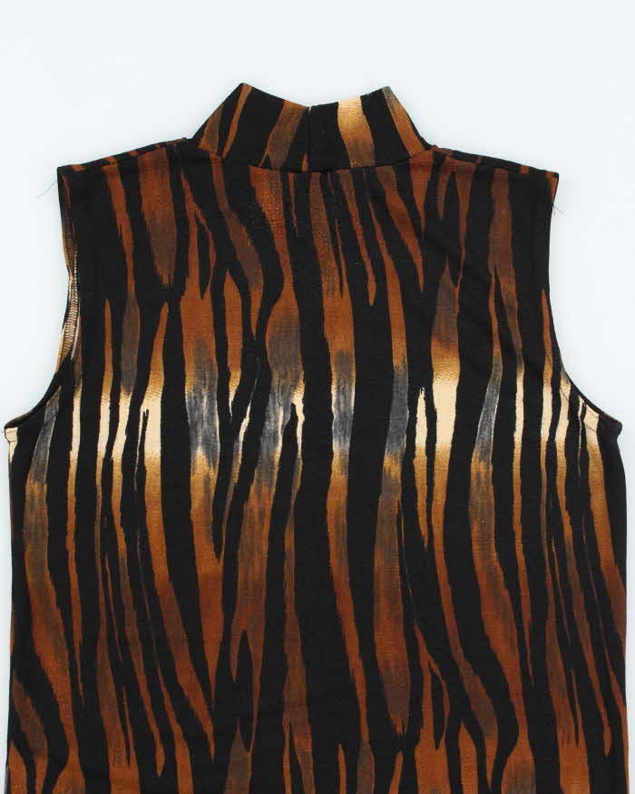 Vintage 90s Western Connection Animal Print top - S
