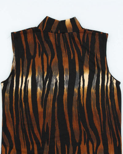 Vintage 90s Western Connection Animal Print top - S