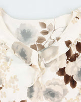 Vintage Y2k 00s Floral Ruffle Top - S