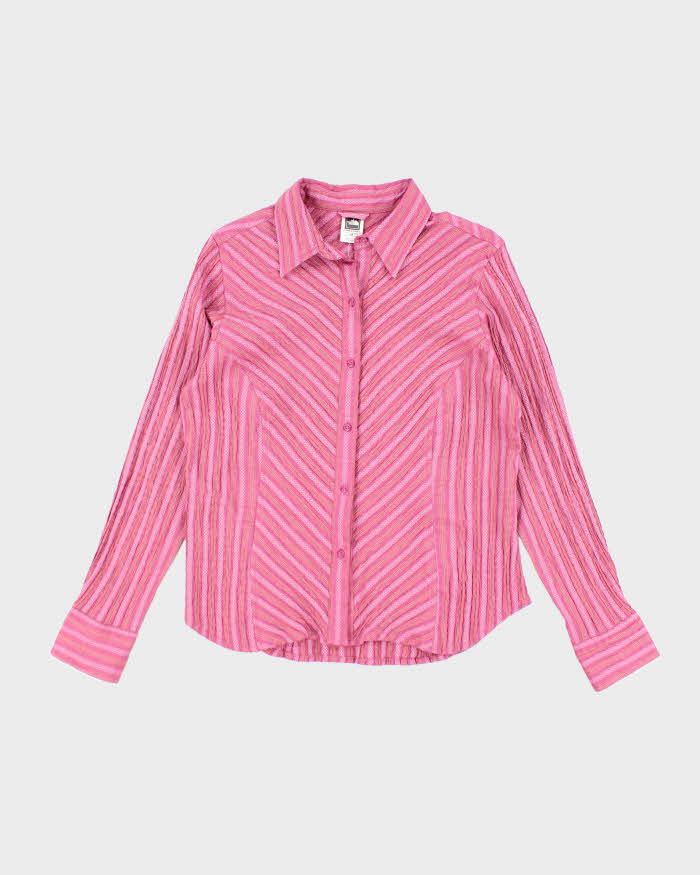 Vintage Y2k 00s The North Face Pink Long Sleeve Blouse - S