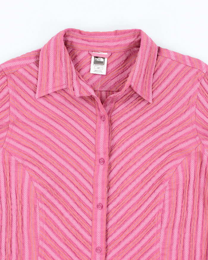 Vintage Y2k 00s The North Face Pink Long Sleeve Blouse - S