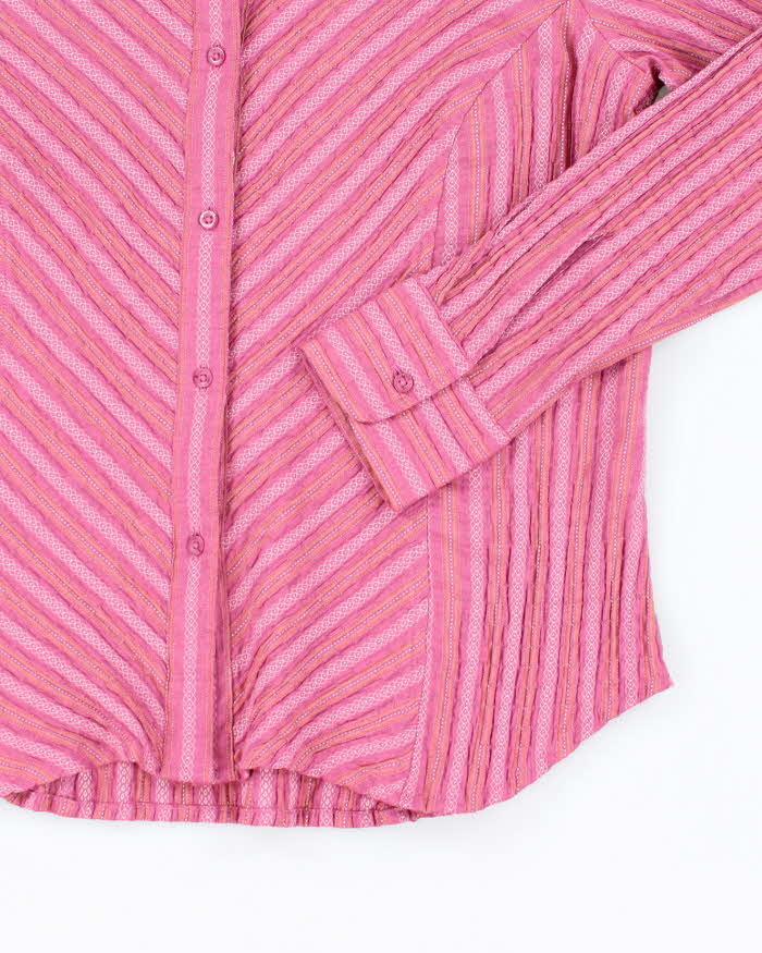 Vintage Y2k 00s The North Face Pink Long Sleeve Blouse - S