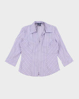 Vintage Y2k 00s DCC Missy Zip-Up Blouse - M