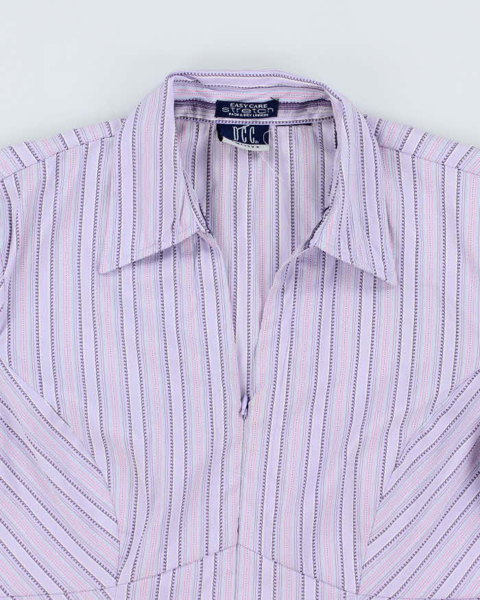 Vintage Y2k 00s DCC Missy Zip-Up Blouse - M