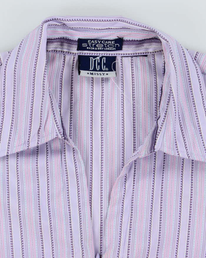 Vintage Y2k 00s DCC Missy Zip-Up Blouse - M