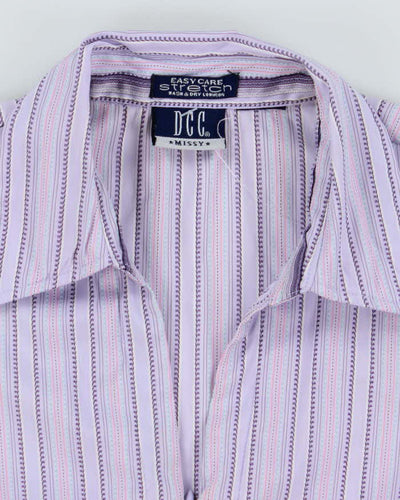 Vintage Y2k 00s DCC Missy Zip-Up Blouse - M