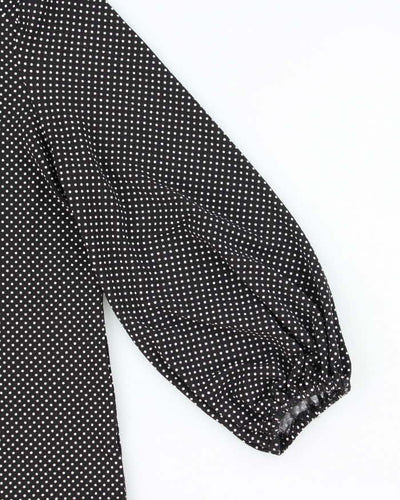 Vintage Y2k 00s Adrianna Papell Polka Dot Top - S