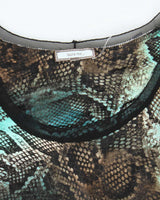 Vintage Y2k 00s Laura Max Animal Print Long Top - L