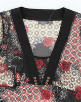 Vintage Y2k 00s Mexx Mesh Pattern Top - S