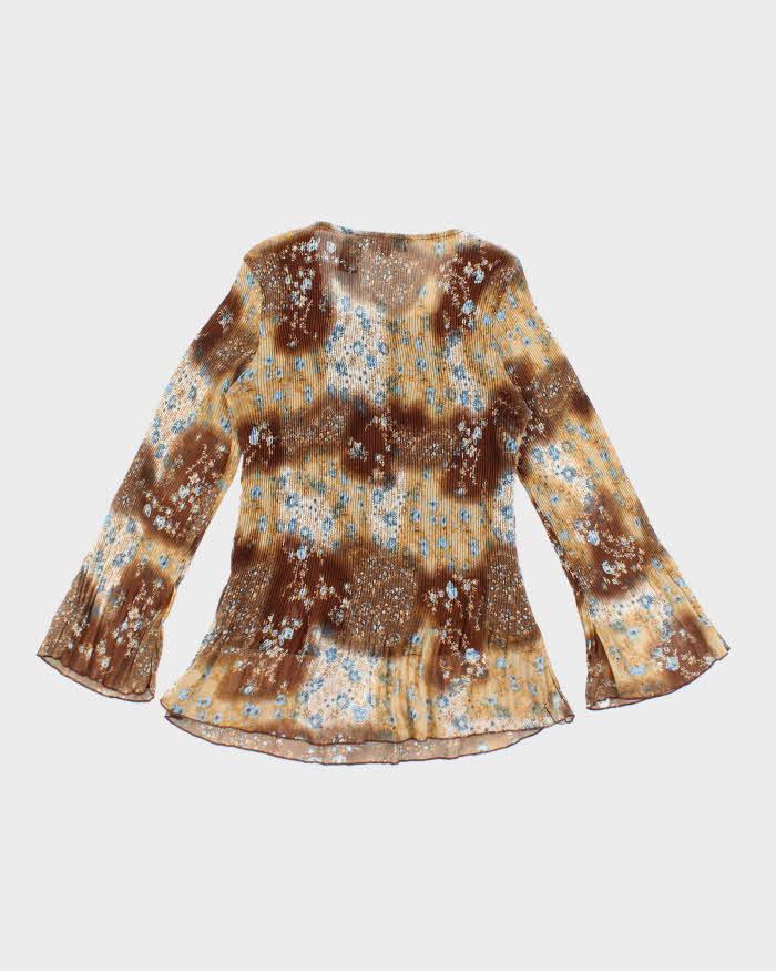 Vintage Y2k 00s Nikky Collection Pleated Top - M