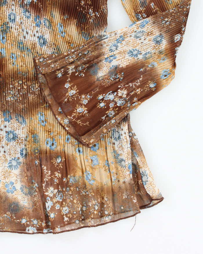 Vintage Y2k 00s Nikky Collection Pleated Top - M