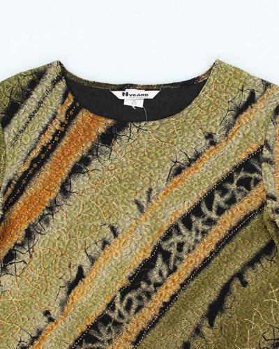 Vintage 90s Nygard Pattern Top - M