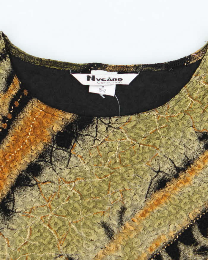 Vintage 90s Nygard Pattern Top - M