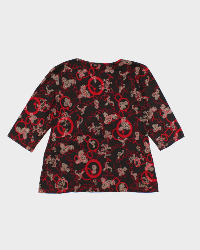 Vintage Y2k 00s Jessica Pattern Top - M