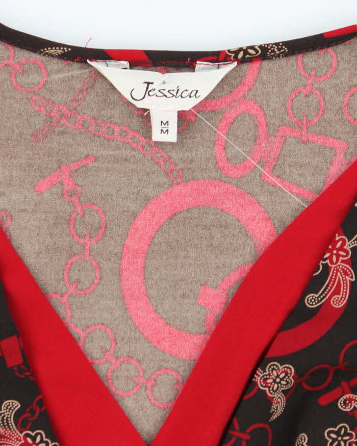 Vintage Y2k 00s Jessica Pattern Top - M