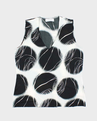 Vintage Y2k 00s Beecher Brook Pattern Top - M