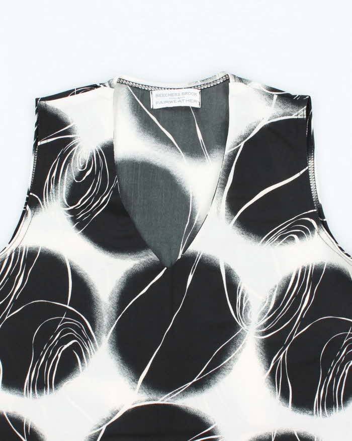Vintage Y2k 00s Beecher Brook Pattern Top - M