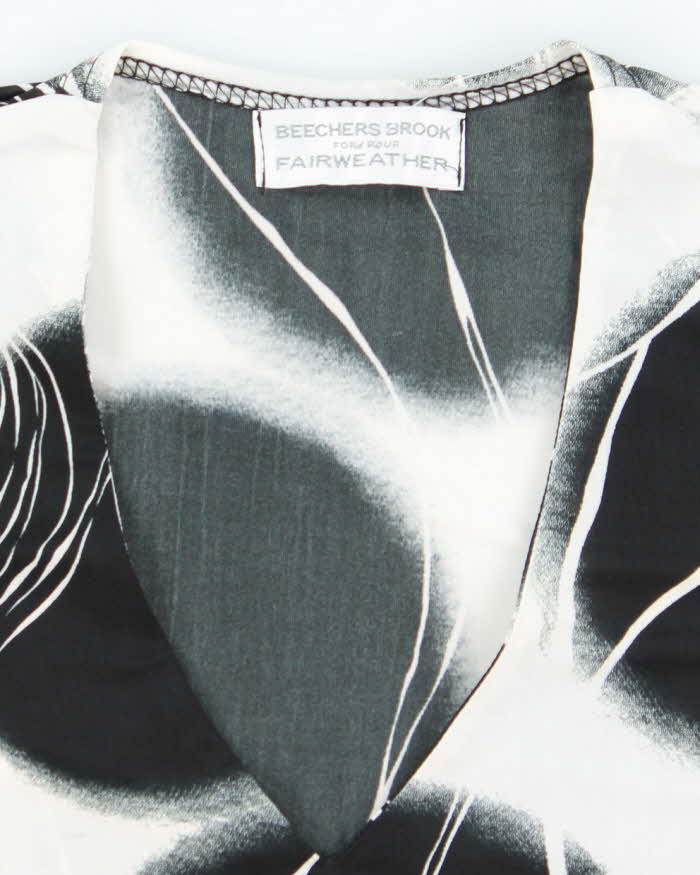Vintage Y2k 00s Beecher Brook Pattern Top - M