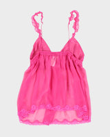 Deadstock Vintage Y2k 00s La Senza Pink Cami - M