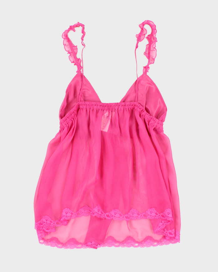 Deadstock Vintage Y2k 00s La Senza Pink Cami - M