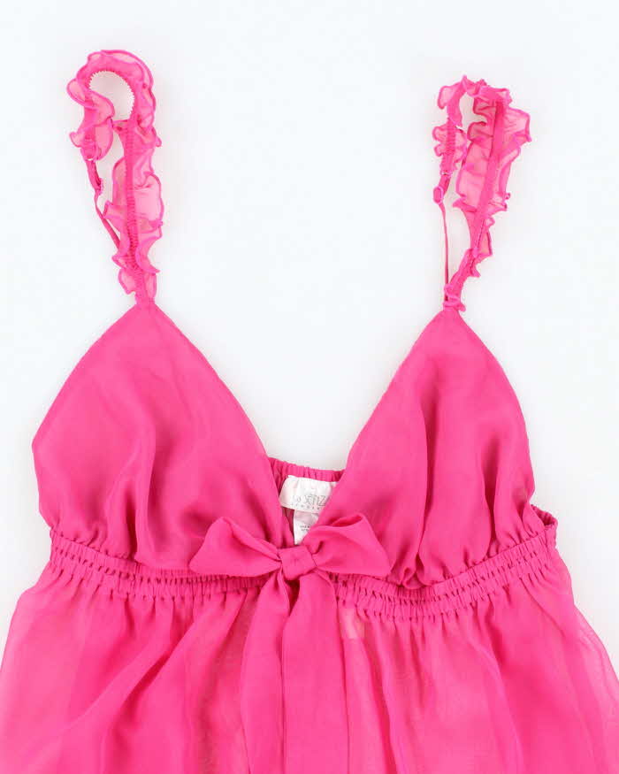 Deadstock Vintage Y2k 00s La Senza Pink Cami - M