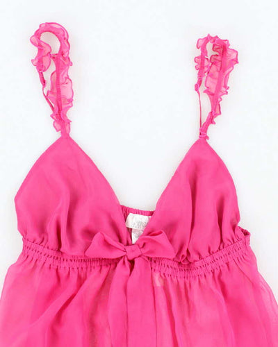 Deadstock Vintage Y2k 00s La Senza Pink Cami - M