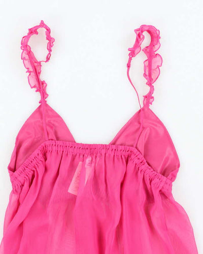 Deadstock Vintage Y2k 00s La Senza Pink Cami - M