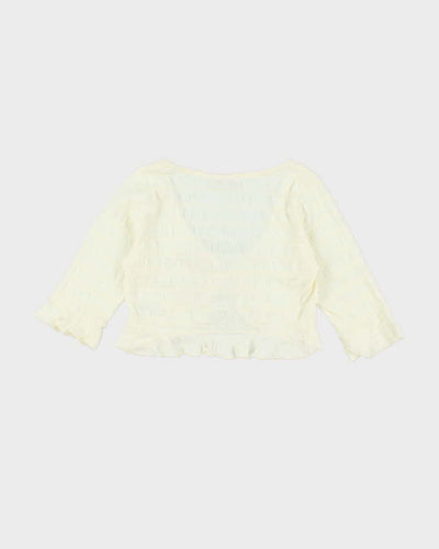 Vintage Y2k 00s L.I.U Bolero Cardigan - M