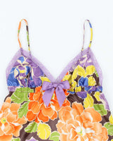 Vintage Y2k 00s La Senza Floral Satin Cami - S