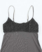 Vintage Y2k 00s La Senza Mesh Ruffle Cami - M