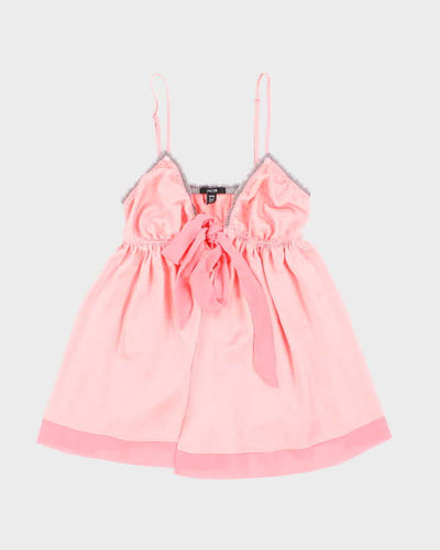 Vintage Y2k 00s Jacob Tie Front Top - XS