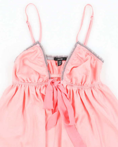 Vintage Y2k 00s Jacob Tie Front Top - XS
