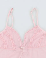 Vintage 90s Jessica Mesh Cami - M