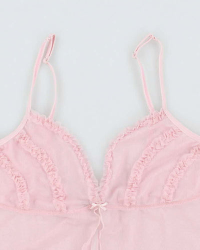 Vintage 90s Jessica Mesh Cami - M