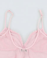 Vintage 90s Jessica Mesh Cami - M