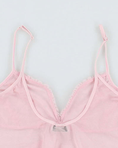 Vintage 90s Jessica Mesh Cami - M