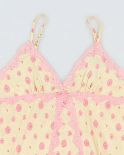 Vintage Y2k 00s Playboy Silk Cami - M