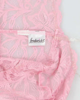 Vintage Y2k 00s Fredericks Lace Halter Top - M