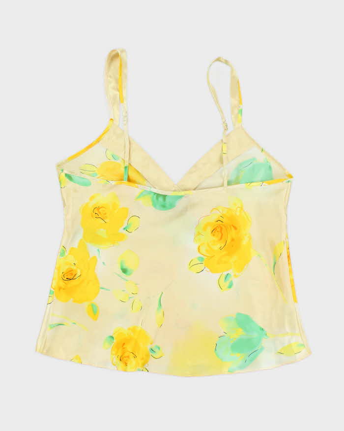 Vintage Y2k 00s Jones New York Floral Satin Cami - M