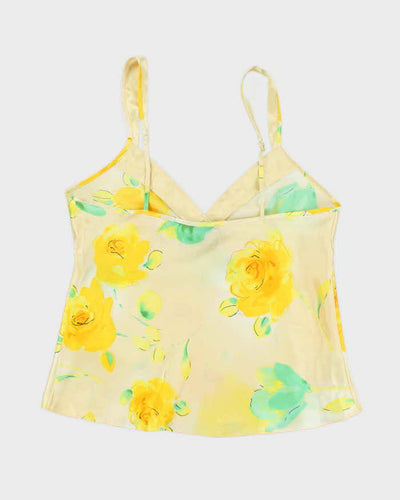 Vintage Y2k 00s Jones New York Floral Satin Cami - M