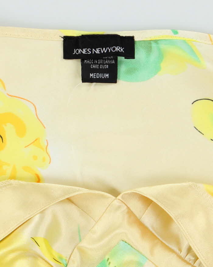 Vintage Y2k 00s Jones New York Floral Satin Cami - M