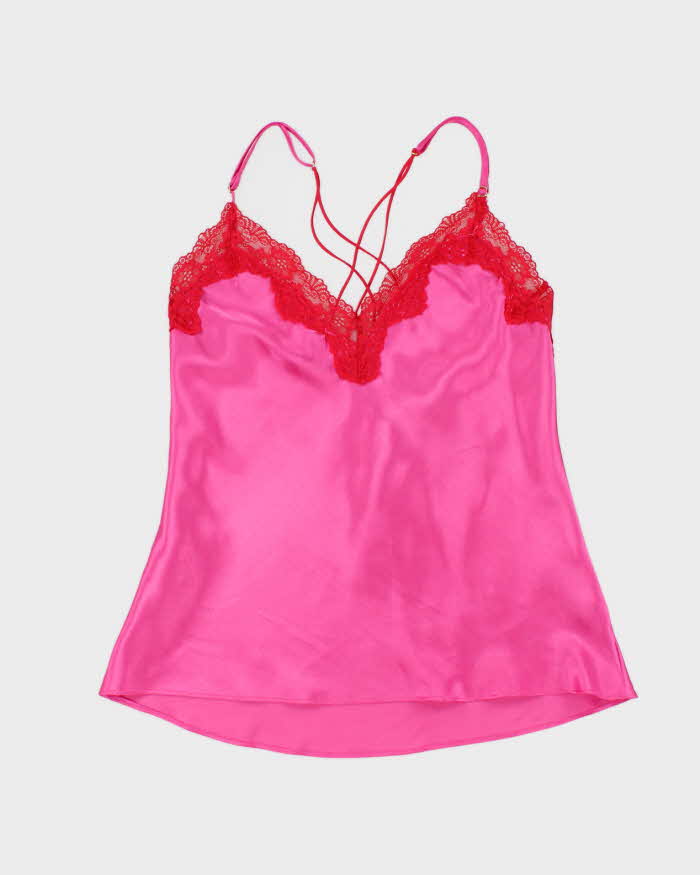 Vintage Y2k 00s Linea Donatella Satin Cami - S